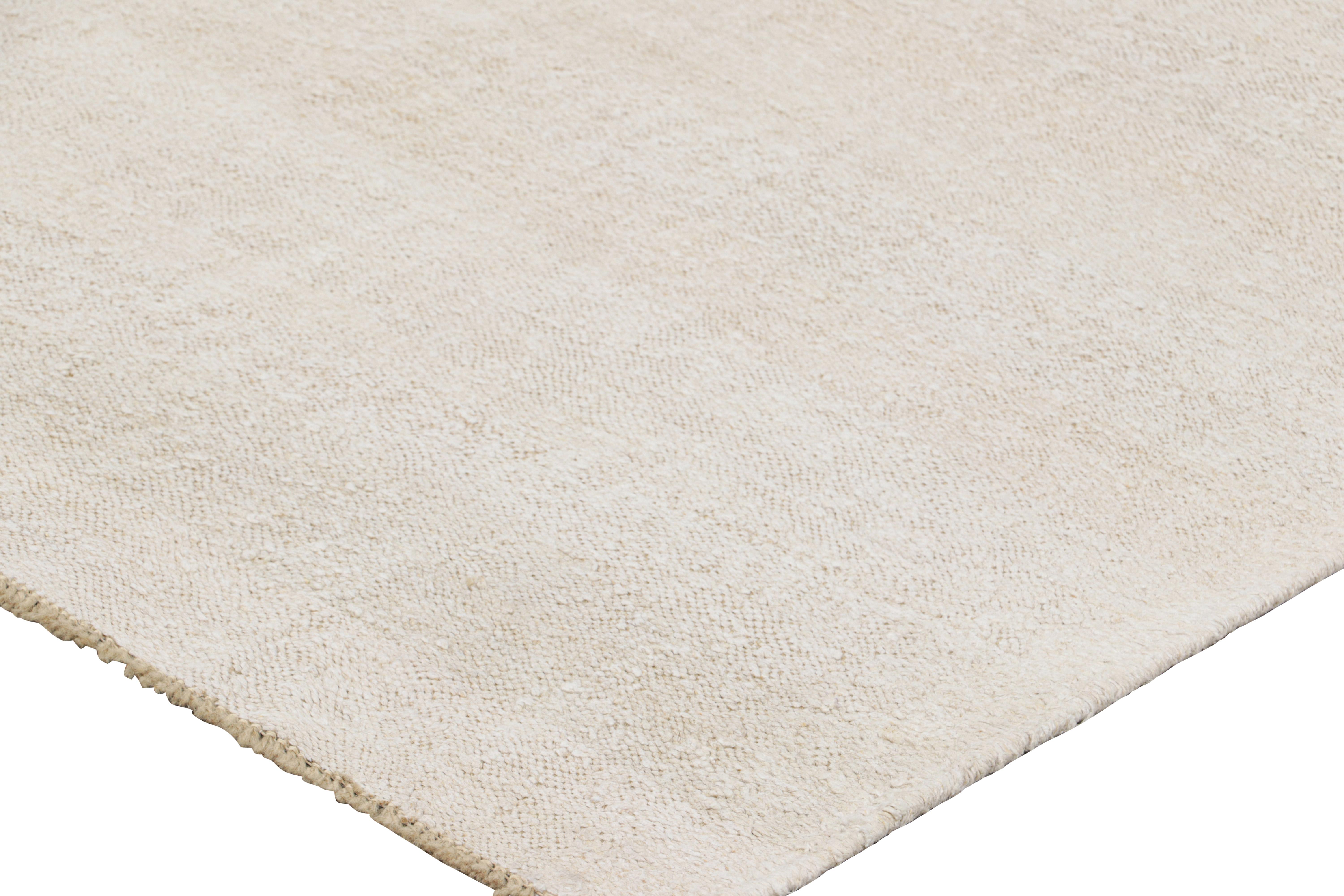 Mid-20th Century Vintage Kilim in White and Beige Tones from Rug & Kilim For Sale