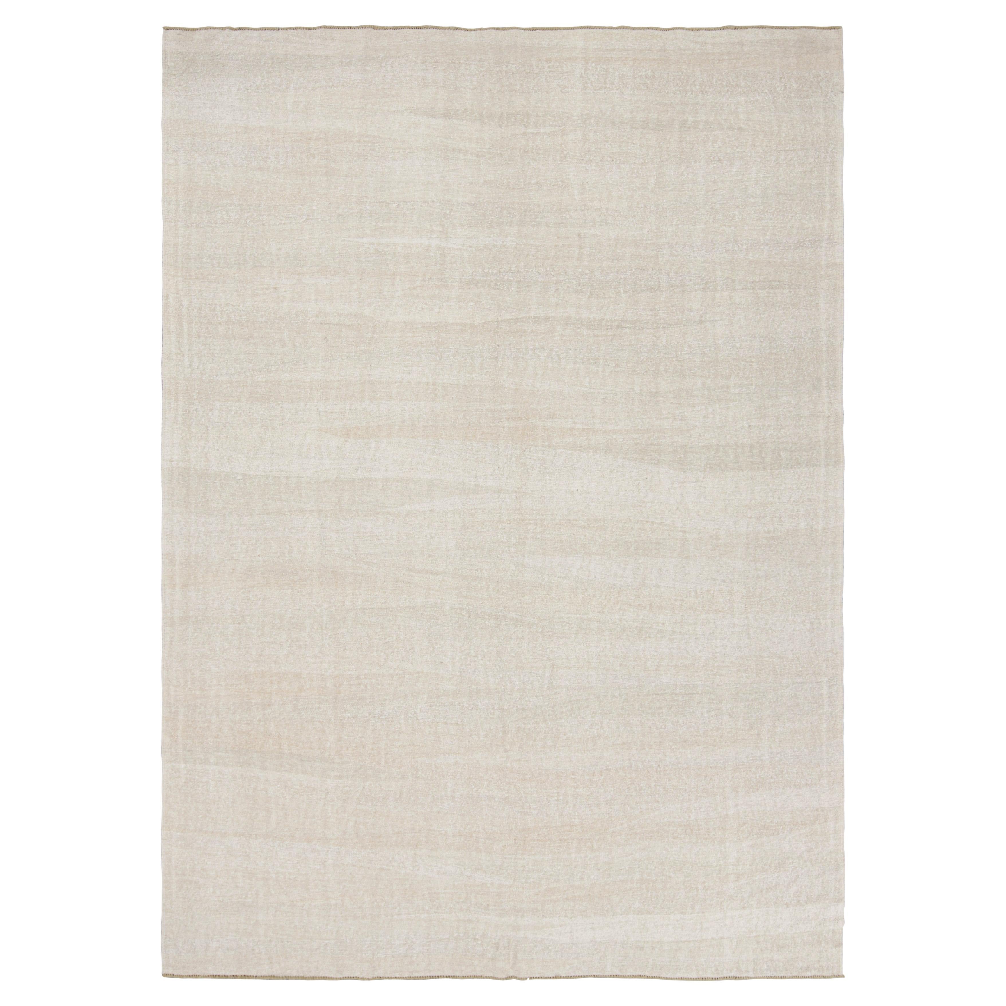 Vintage Kilim in White and Beige Tones from Rug & Kilim