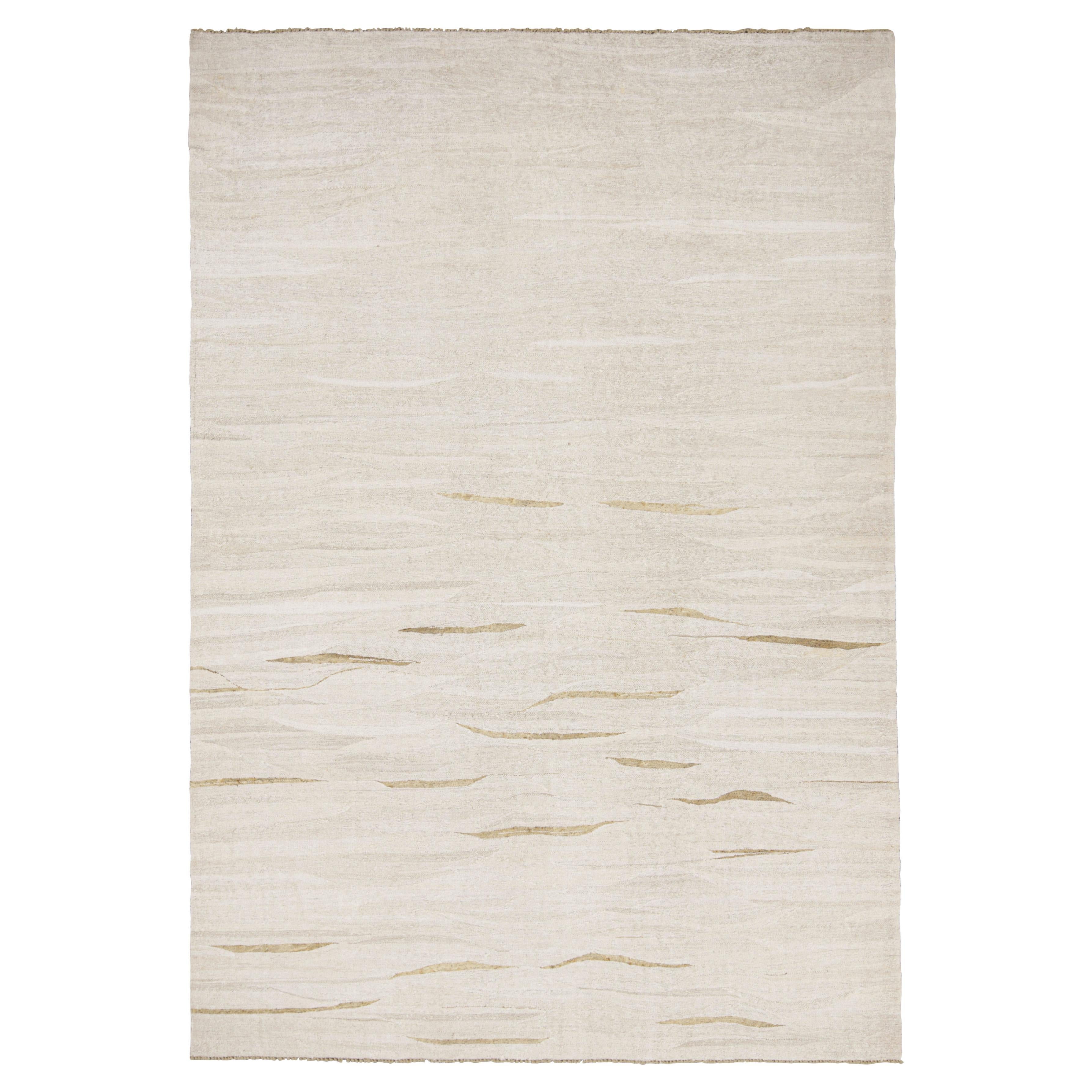 Vintage Kilim in White and Beige Tones from Rug & Kilim