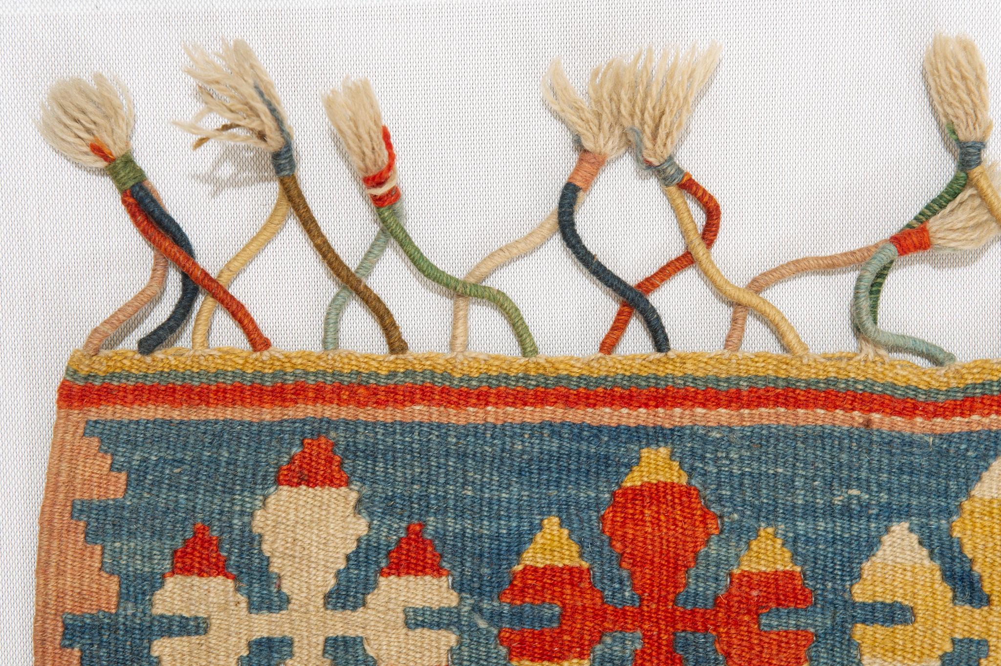 Hand-Woven Vintage Kilim Keissary For Sale