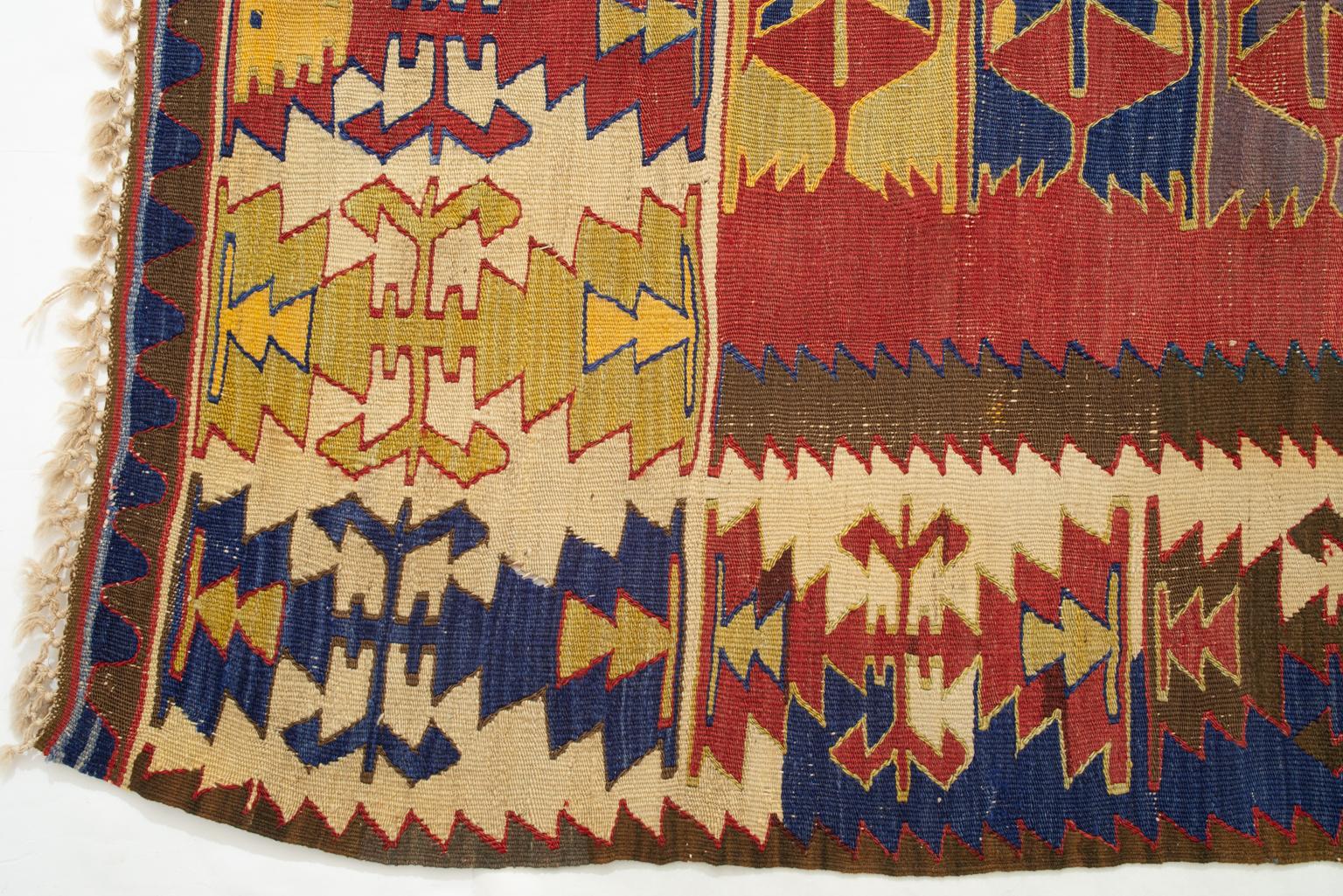 Vintage Kilim Konya Runner Normal Size For Sale 3