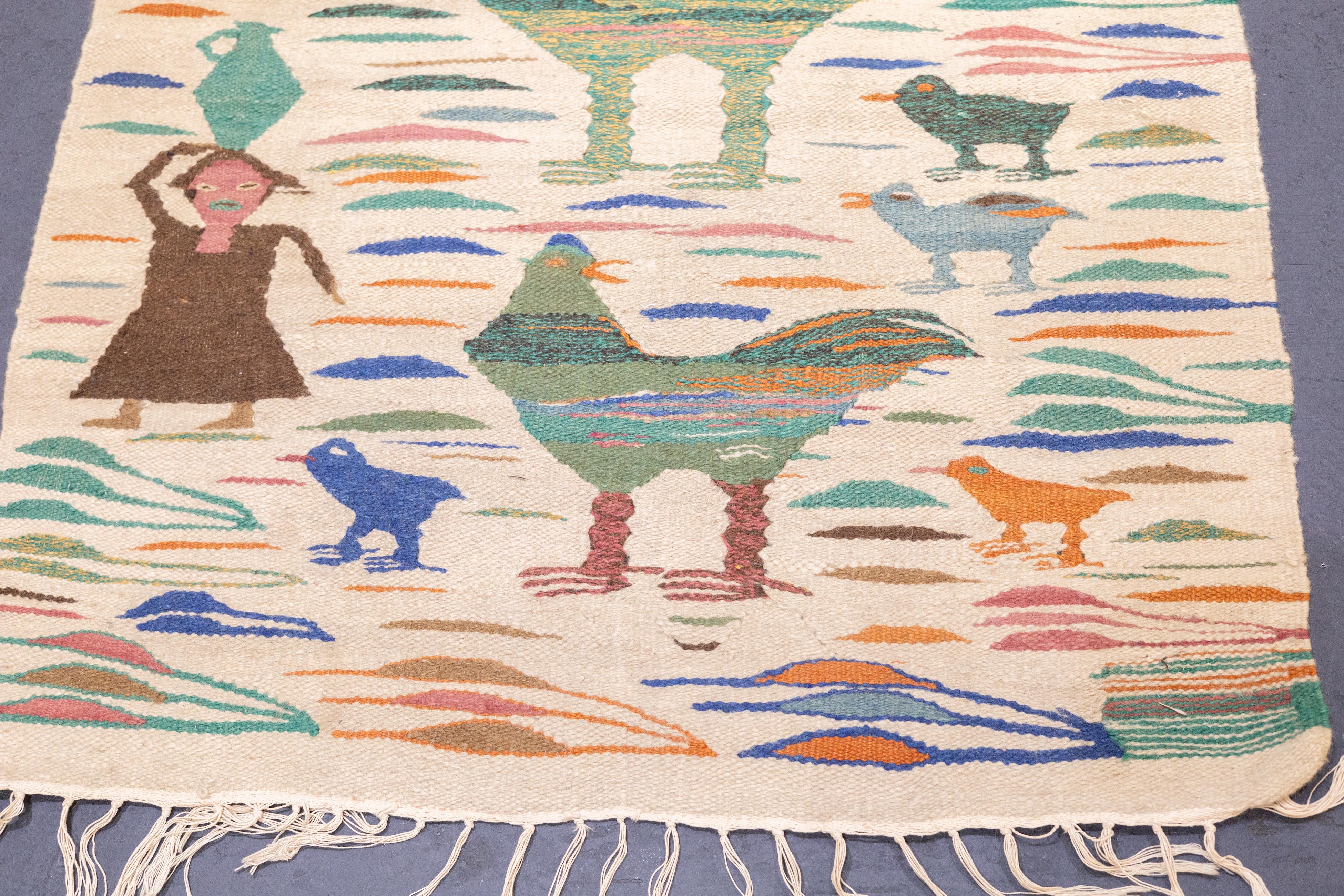 Vintage Kilim Rug 2'8