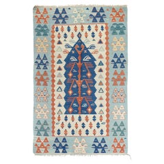 Tapis Kilim vintage 3'8'' x 5'8''