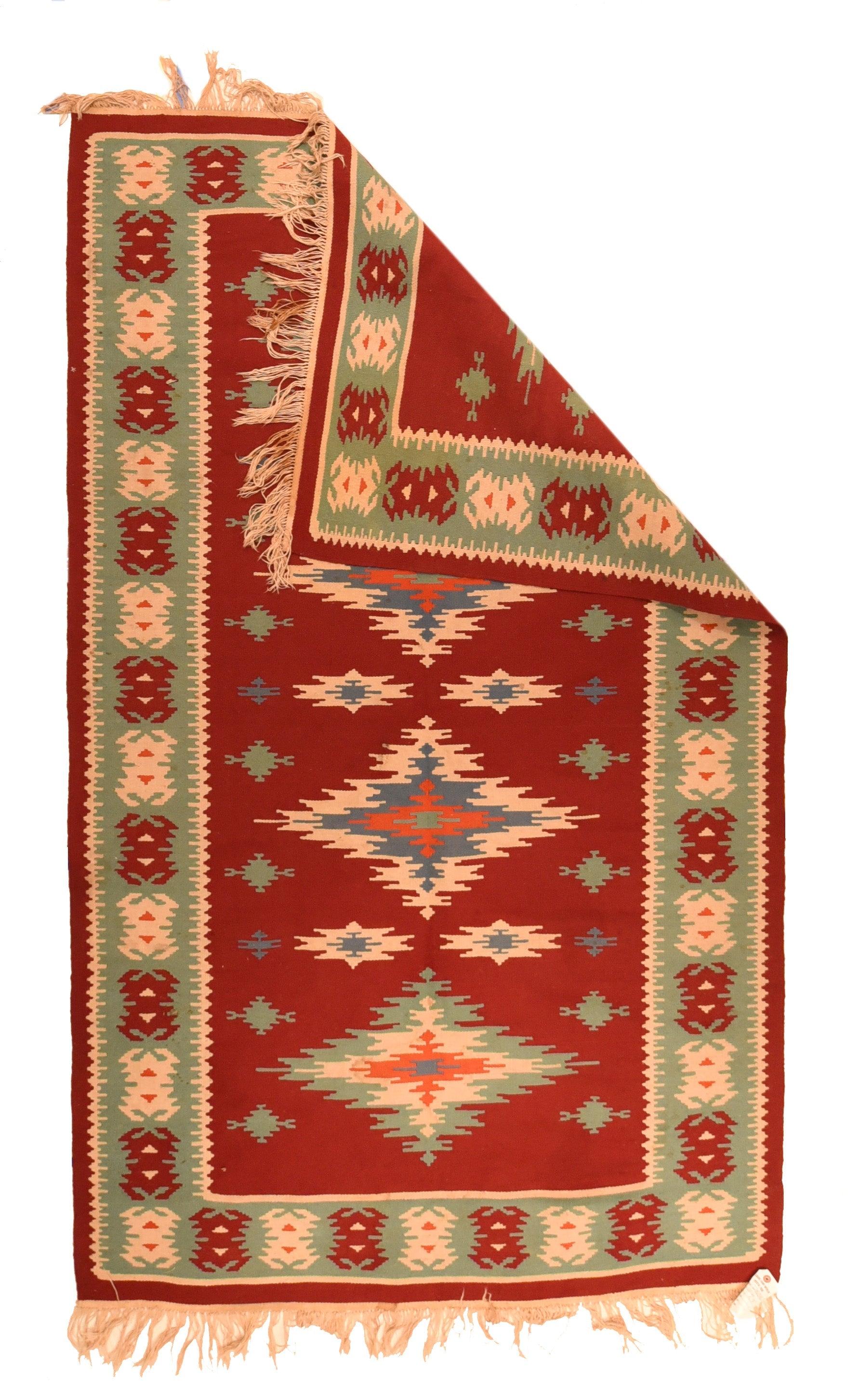 Vintage Kilim Rug 4'0
