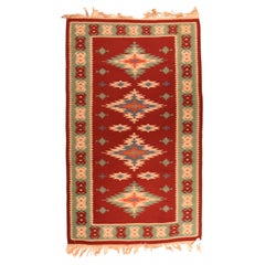 Tapis Kilim vintage 4'0" x 6'9"