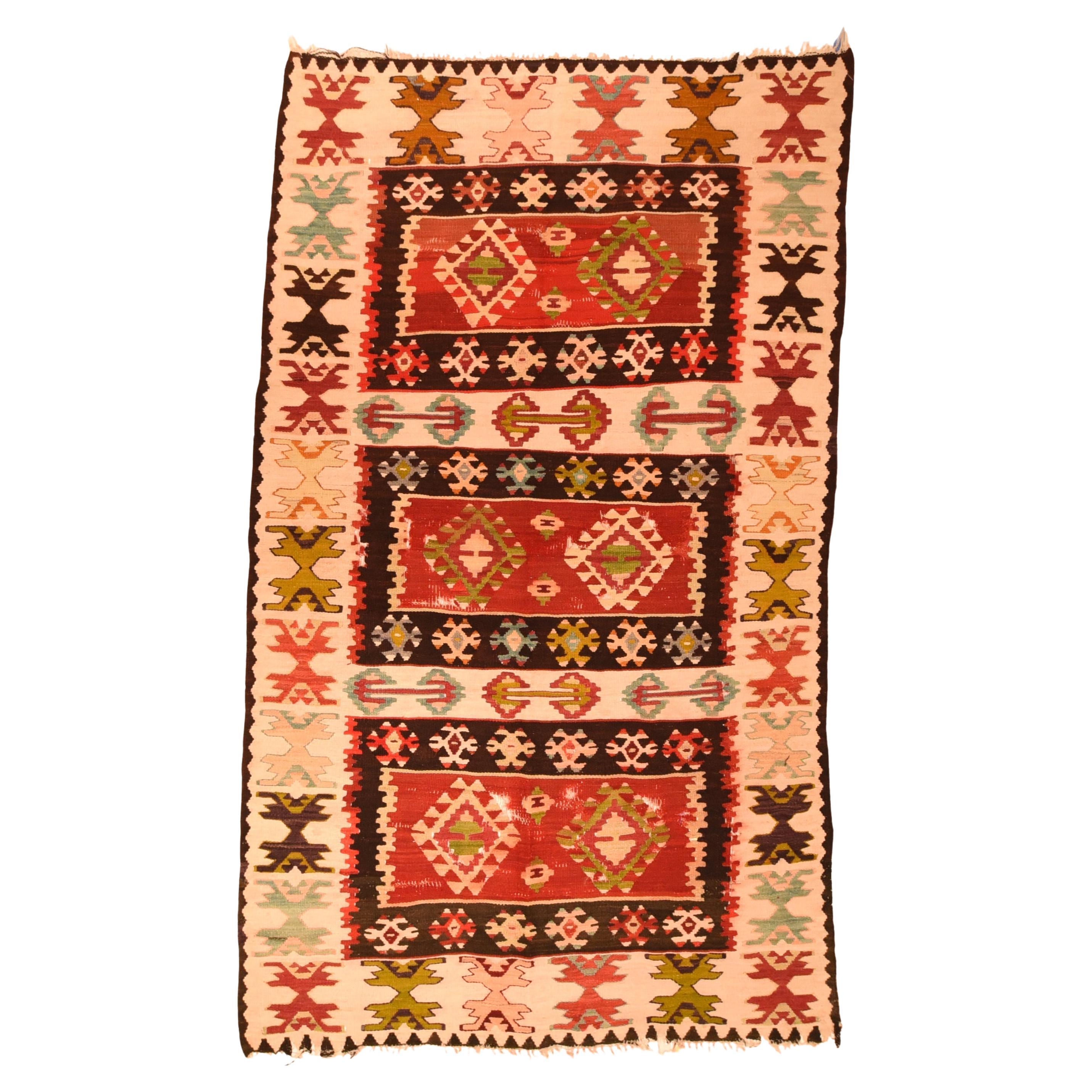 Vintage Kilim Rug 4'0" x 7'0"