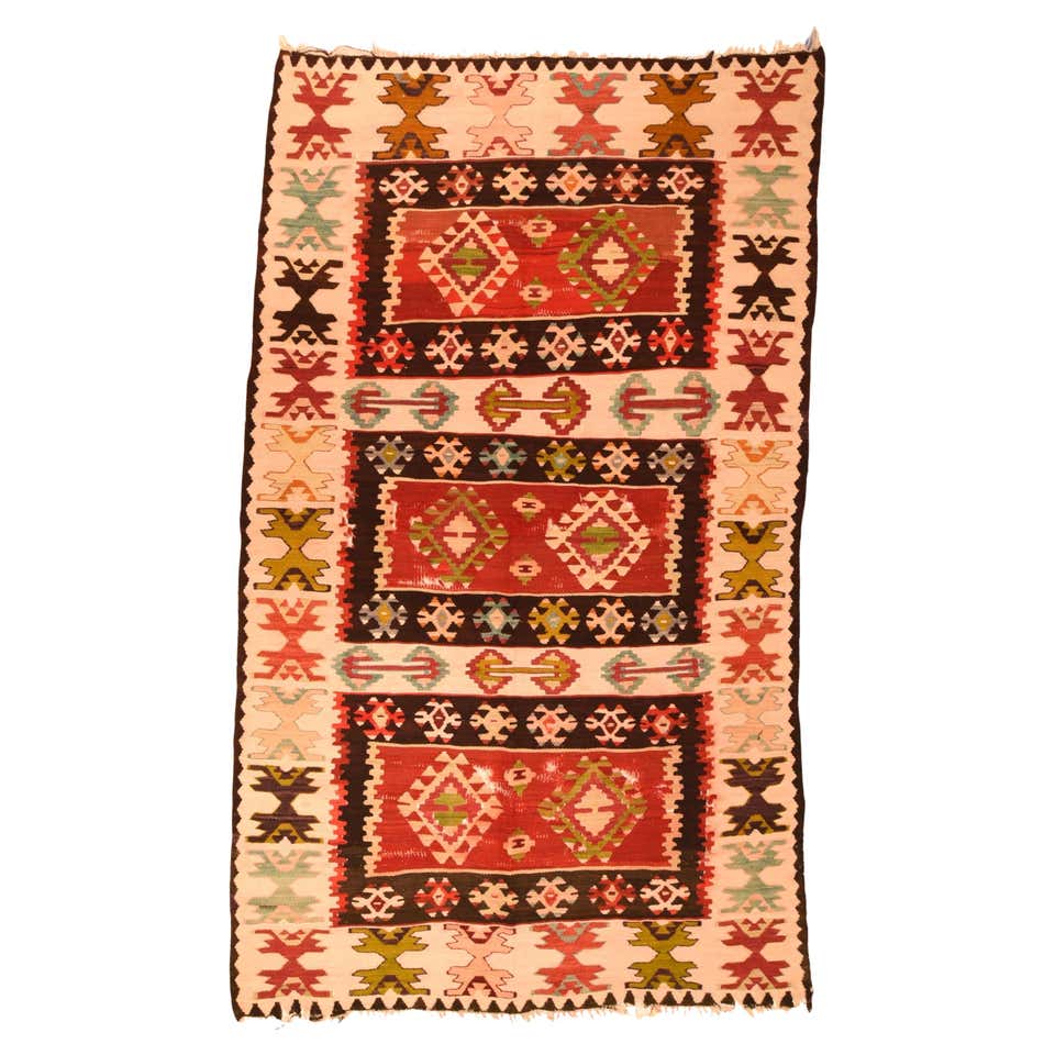 Balkan Rug Pattern Balkan Kilim Rug For Sale at 1stDibs | balkan rug, balkan carpet