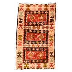 Tapis Kilim vintage 4'0" x 7'0"