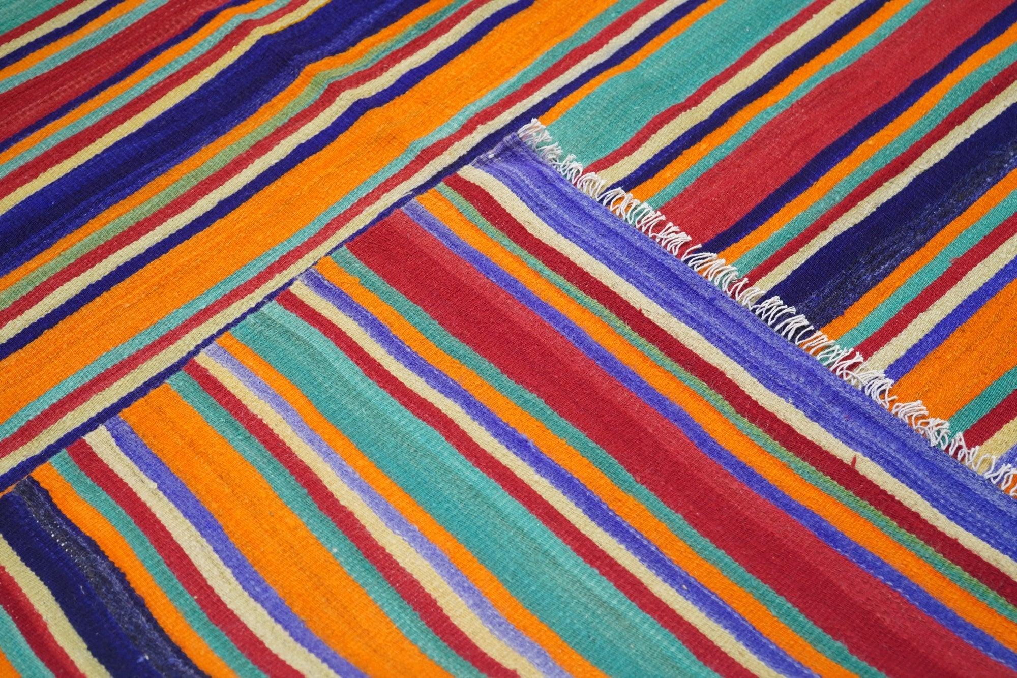 Vintage Kelim-Teppich 5'4'' x 8'0
