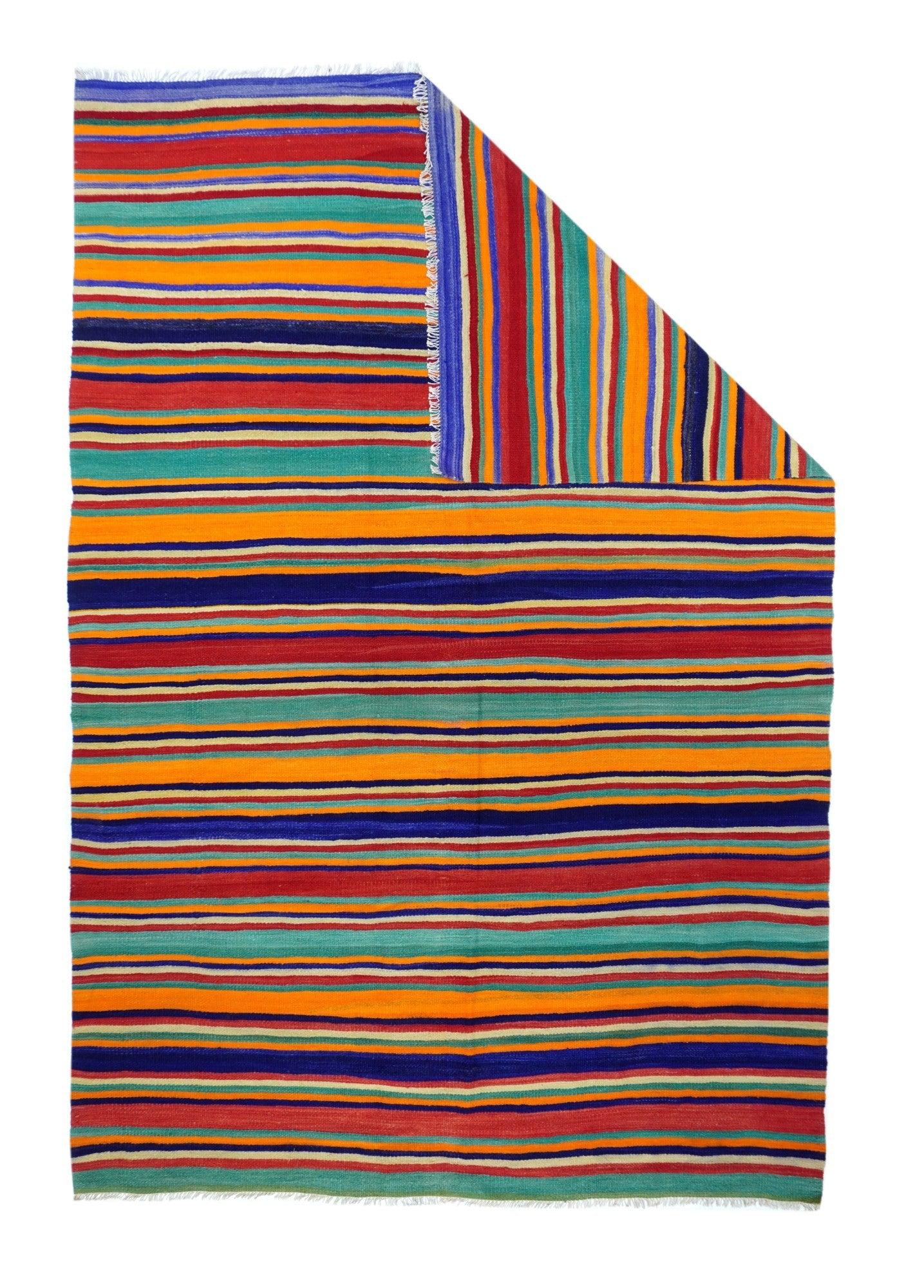 Vintage Kilim Teppich 5'4'' x 8'0
