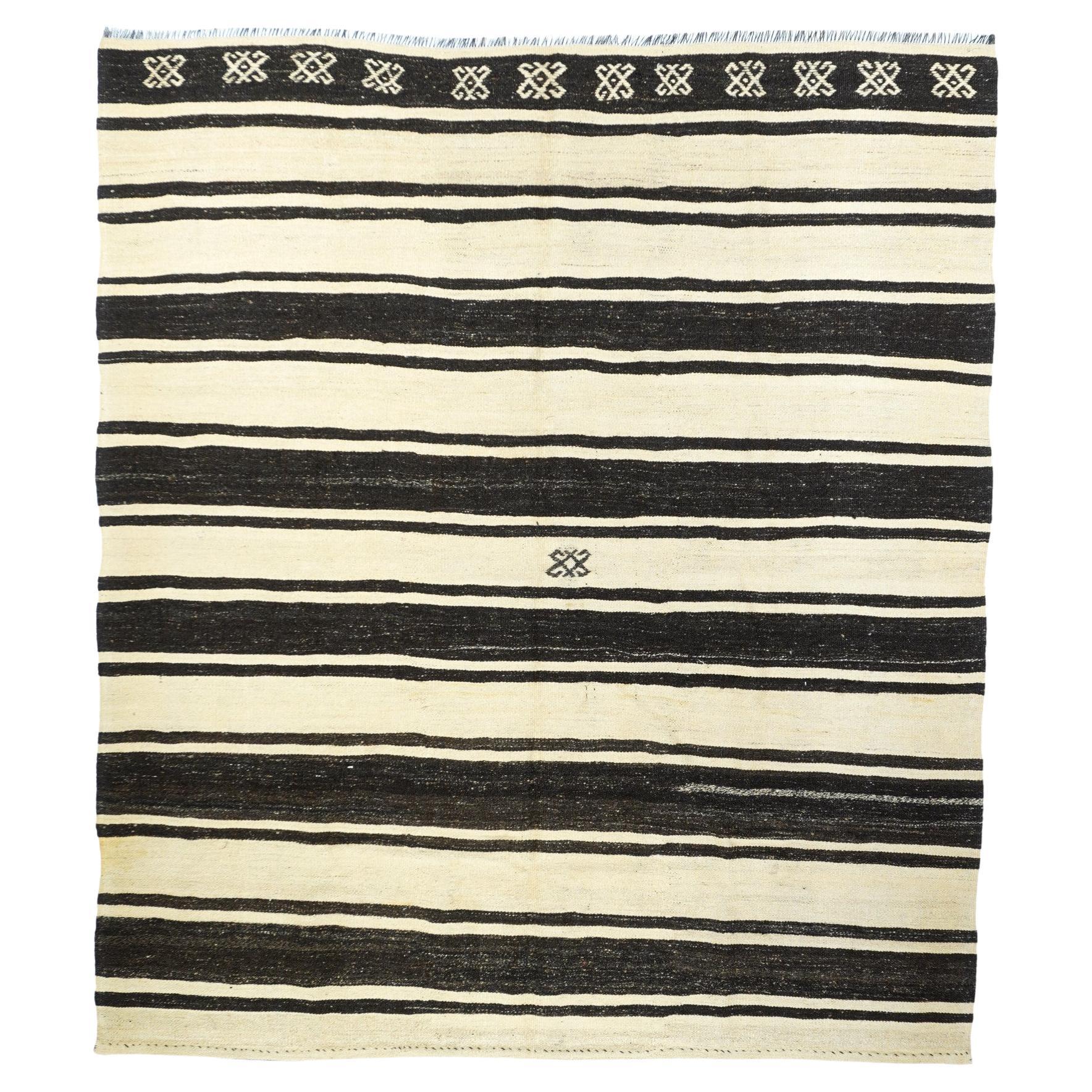 Vintage Kelim-Teppich 6'5'' x 7'3''