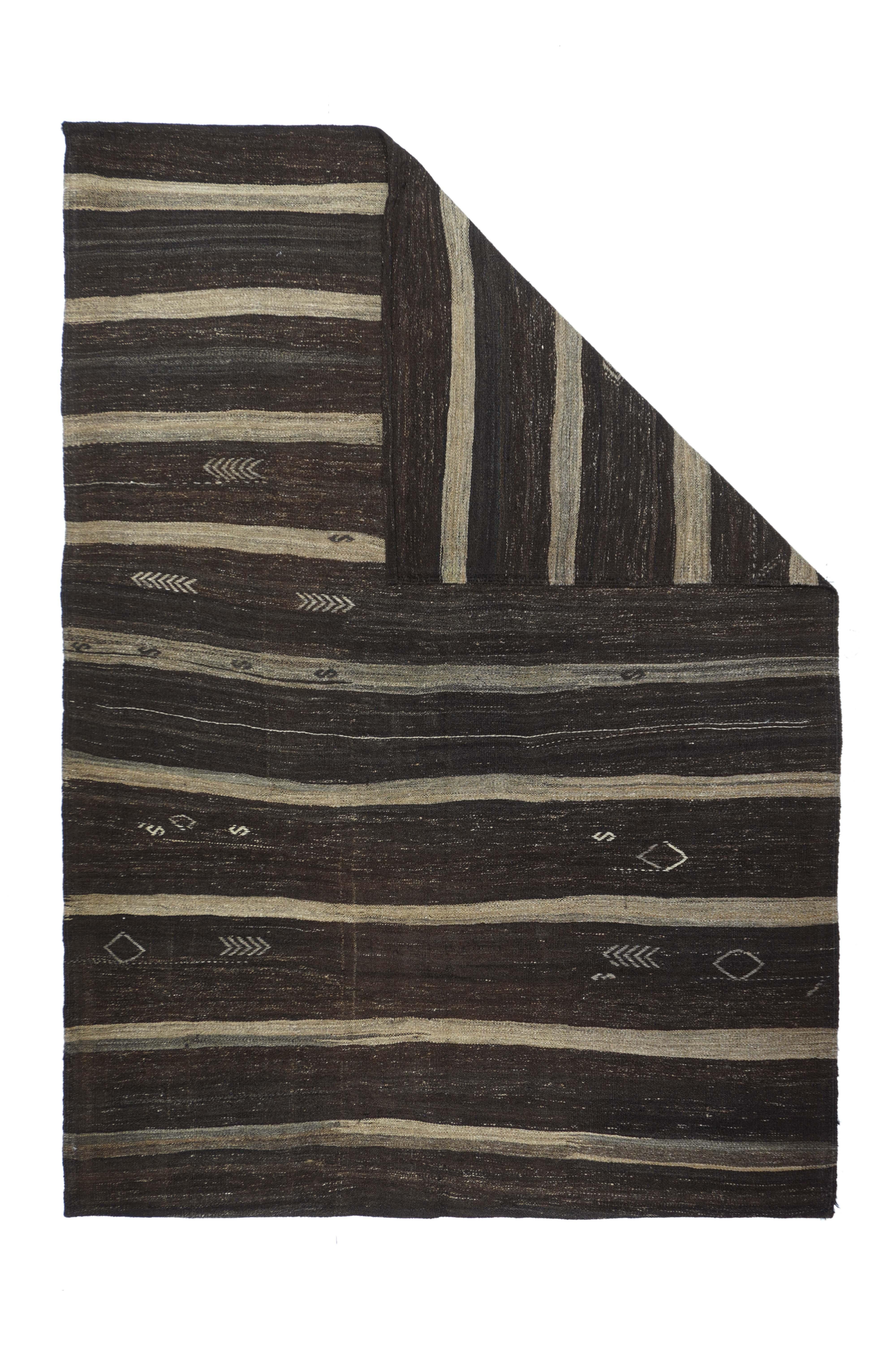 Vintage-Kelim-Teppich 6'5'' x 8'10'' (Türkisch) im Angebot