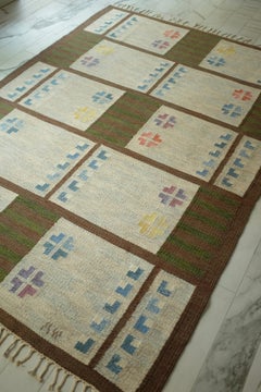 Vintage Kilim Rug designed by Alice Wallebäck