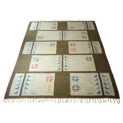 Vintage Kilim Rug designed by Alice Wallebäck