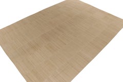 Vintage-Kelim-Teppich im beige-braunen Paneelstil mit Striae von Teppich & Kelim