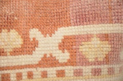 Vintage Kilim Rug Pillow with Irish Linen by Katie Larmour Cushions Carpet