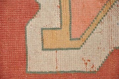 Coussins orange vintage Kilim avec lin irlandais de Katie Larmour