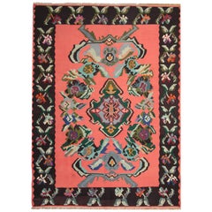 Retro Kilim Rugs, Traditional Turkish Handmade Carpet Oriental Rug for Sale