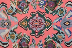 Tappeti Kilim vintage, Tappeto orientale tradizionale turco fatto a mano