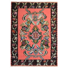 Used Kilim Rugs, Traditional Turkish Handmade Carpet Oriental Rug