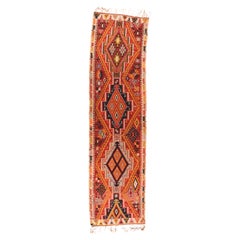 Vintage Kilim Runner 3'7'' x 13'5''