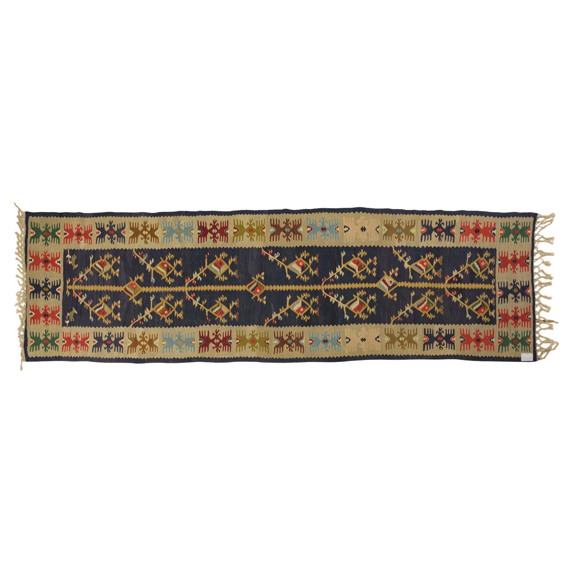 Turkish Vintage Kilim Sharkoy For Sale