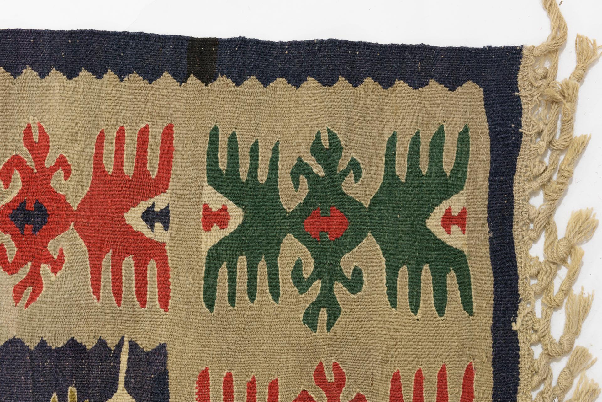 Wool Vintage Kilim Sharkoy For Sale