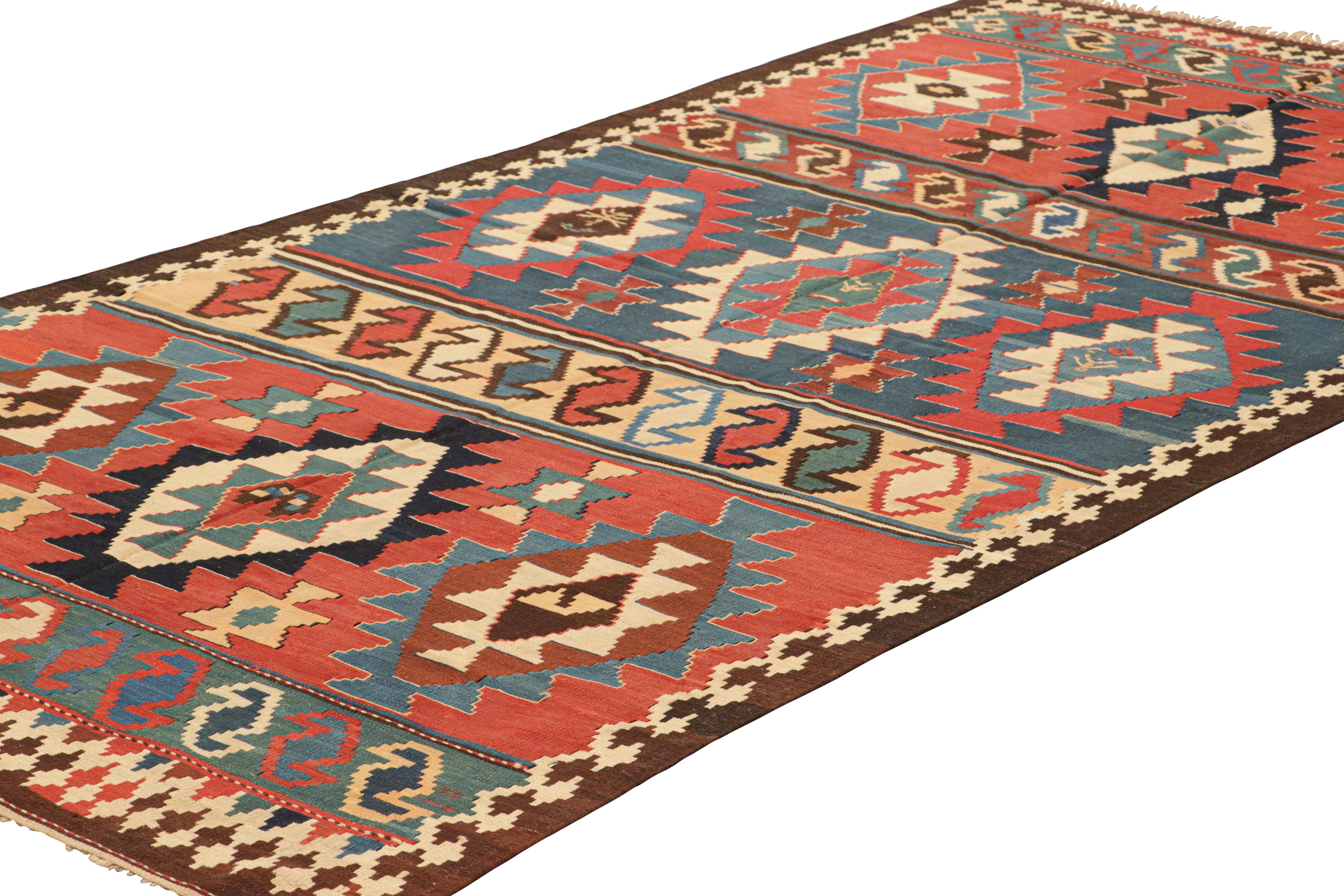 Turc Kilim vintage à motifs géométriques, de Rug & Kilim en vente