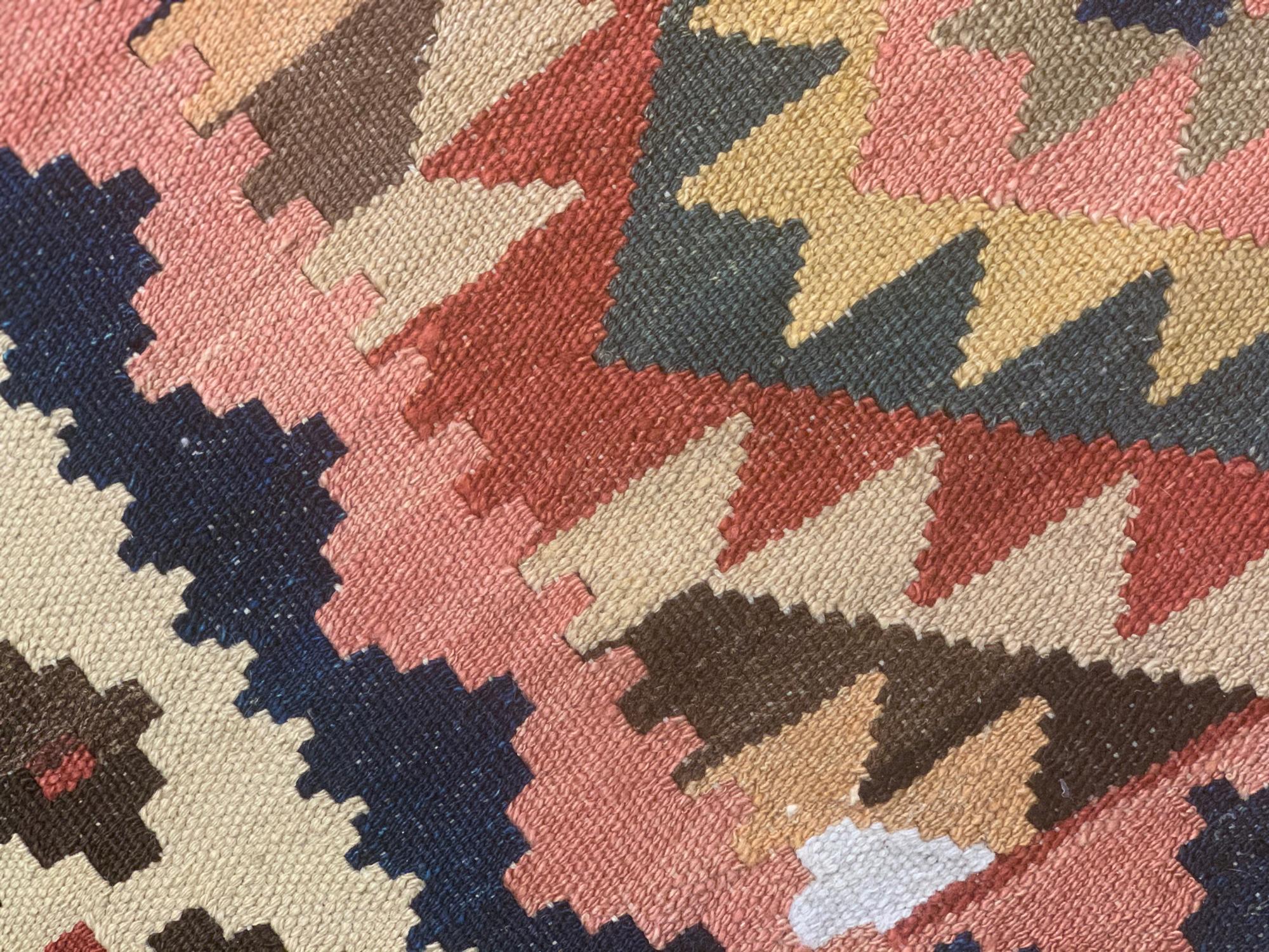 Afghan Tapis Kilim tapis de couloir vintage Kilims en laine orientale en vente