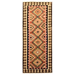 Orientalischer Wollteppich für Läufer und Kelim, Kilims, Vintage