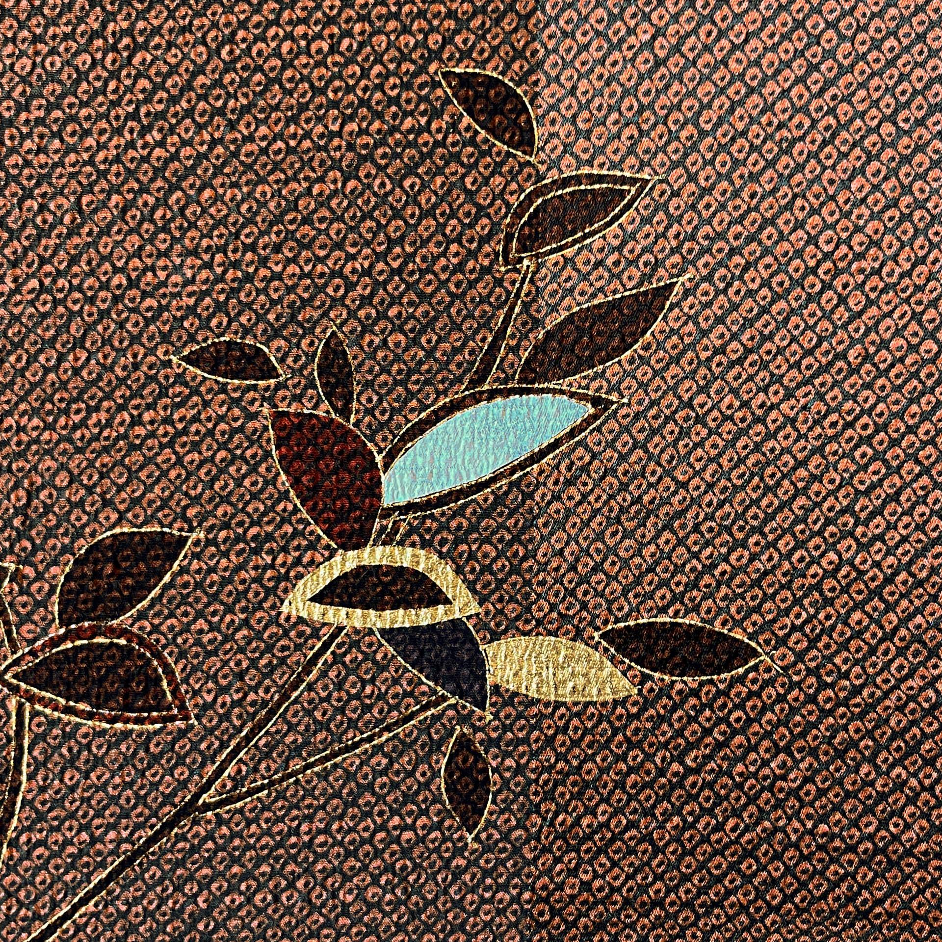 Vintage kimono textile art 