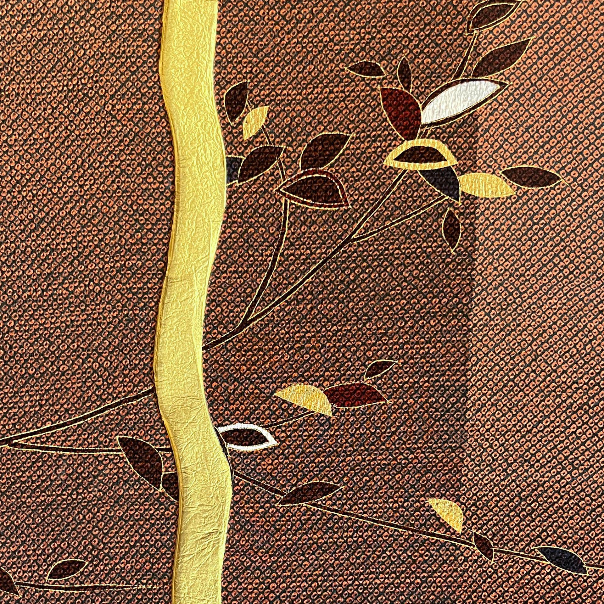 Mid-20th Century Vintage kimono textile art 