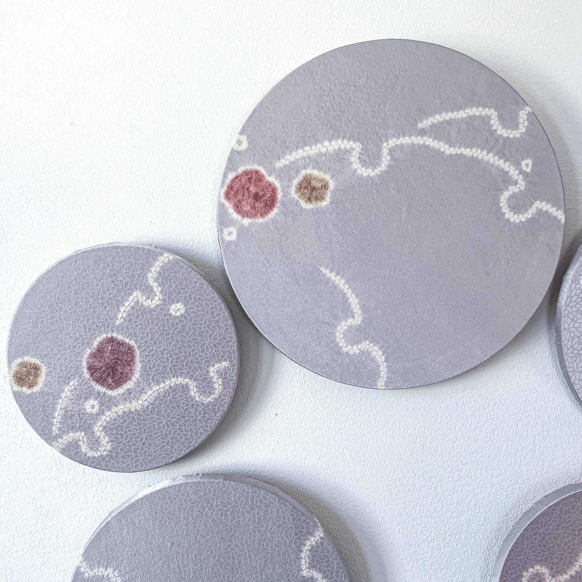 Vintage kimono textile art 