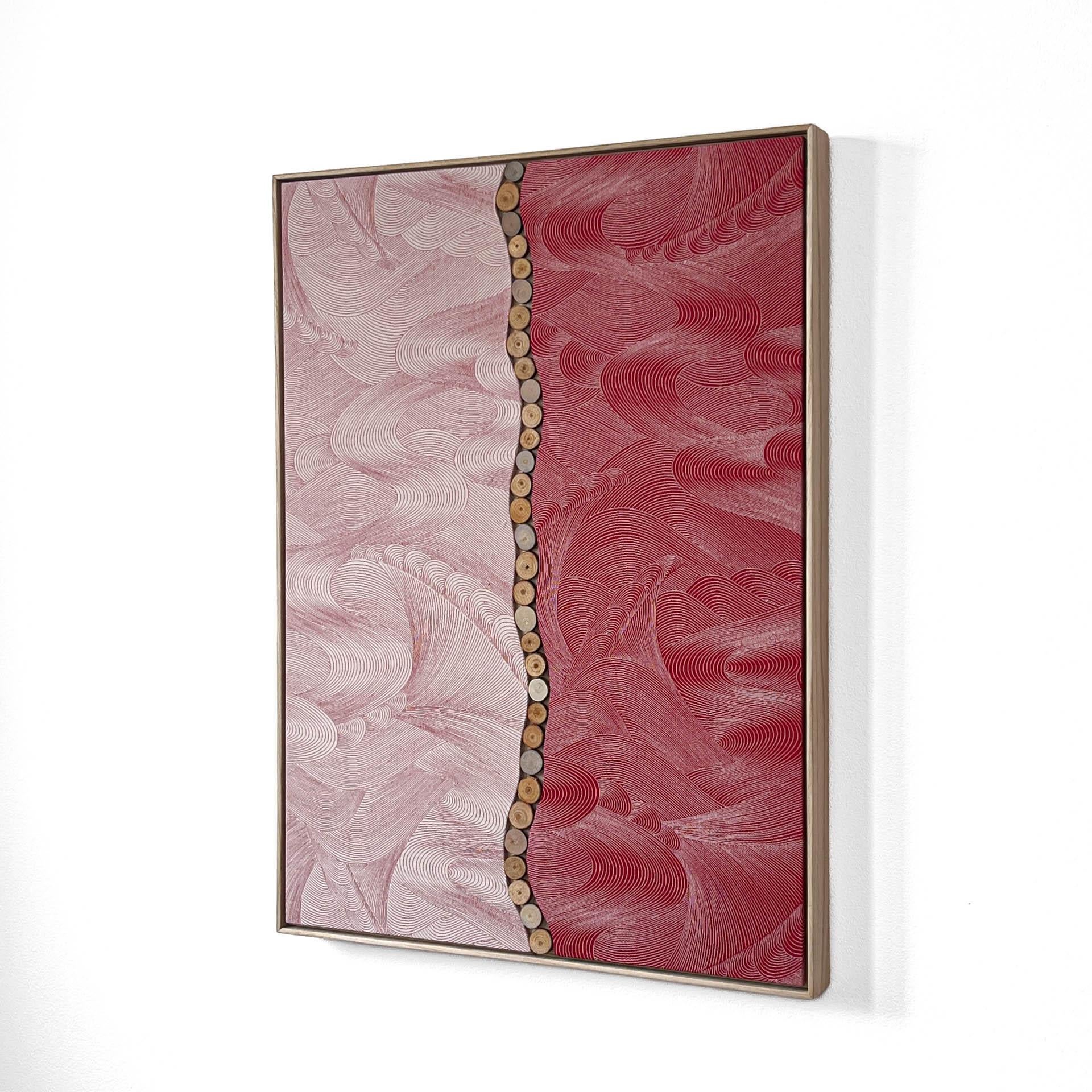 Hand-Crafted Vintage kimono textile art 