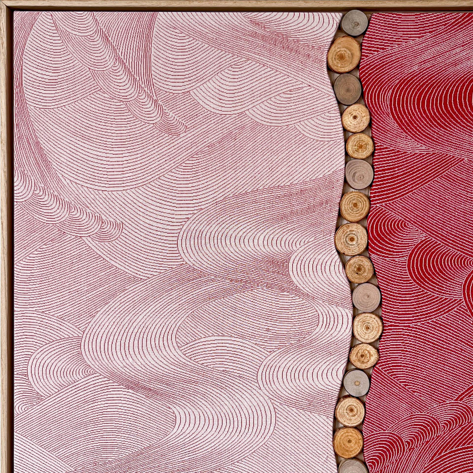 Mid-20th Century Vintage kimono textile art 