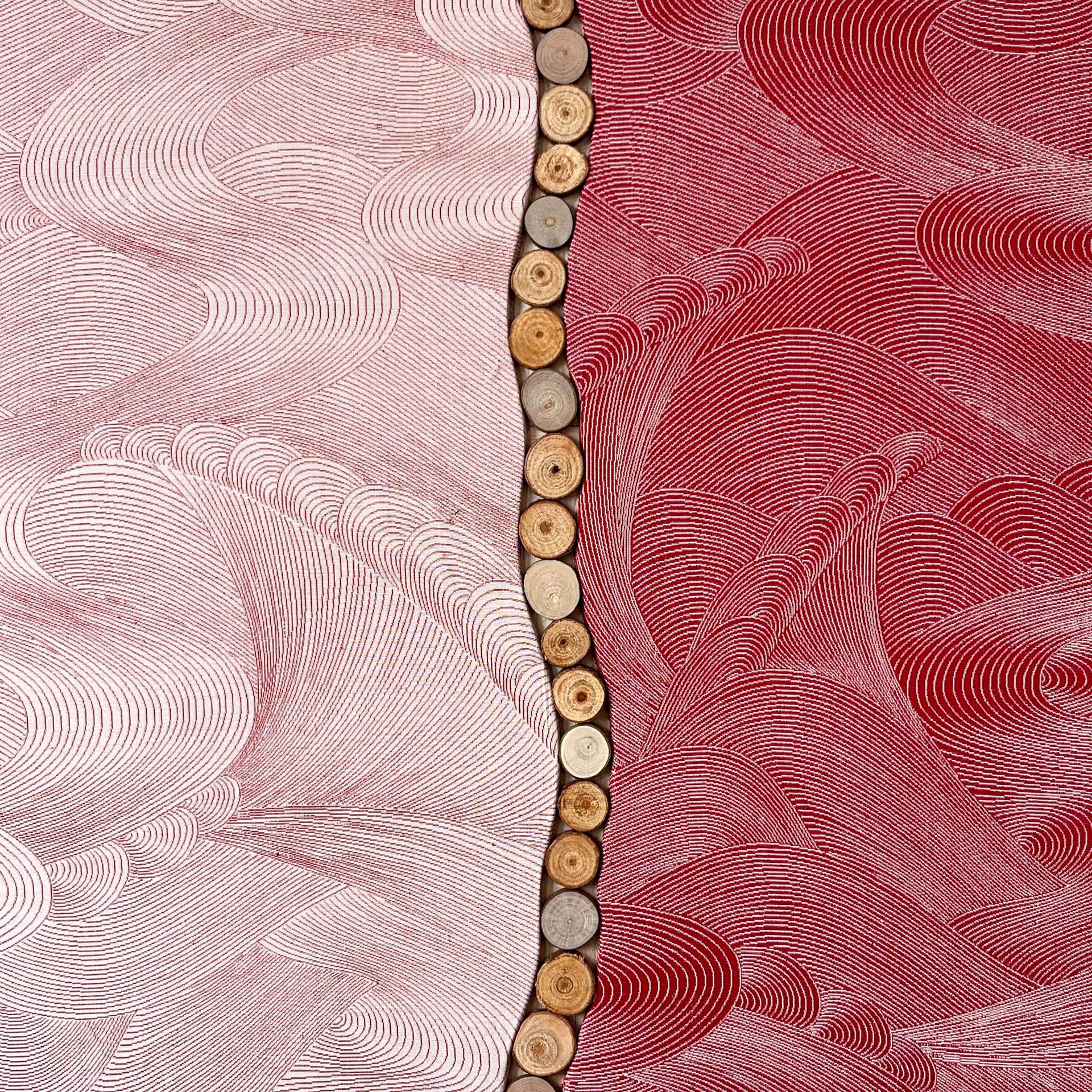 Vintage kimono textile art 