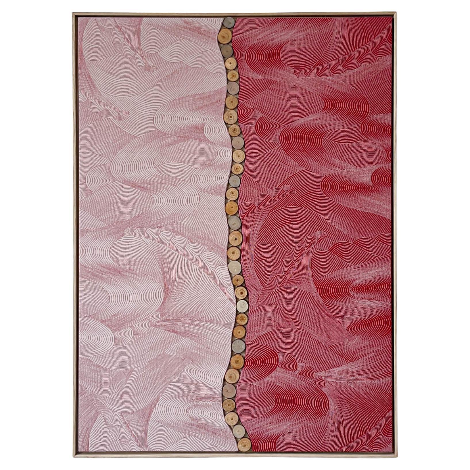 Art textile vintage Sunset Timelapse ~Ephemerality~ par ikasu Red, Japon