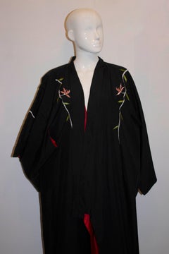 Vintage Kimono with Embroidered Phoenix.