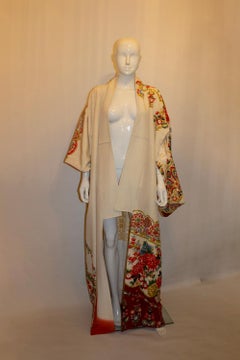 Vintage kimono with floral design