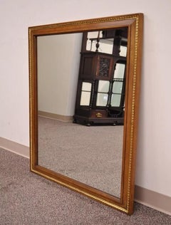 Vintage Kindel Belvedere French Provincial Cherry Wood Gold Gilt Wall Mirror