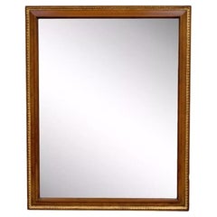 Vintage Belvedere French Provincial Cherry Wood Gold Gilt Wall Mirror (miroir mural en bois de cerisier doré)