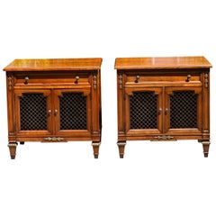 Vintage Kindel French Regency Nightstands, 1980's