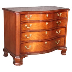 Retro Kindel Mahogany 4 Drawer Dresser Chest of Drawers Antique Dresser