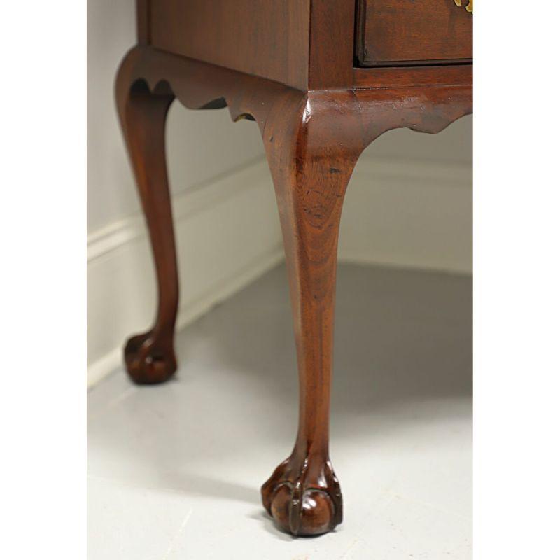 KINDEL Mahogany Chippendale Highboy Chest With Ball in Claw Feet For Sale 1