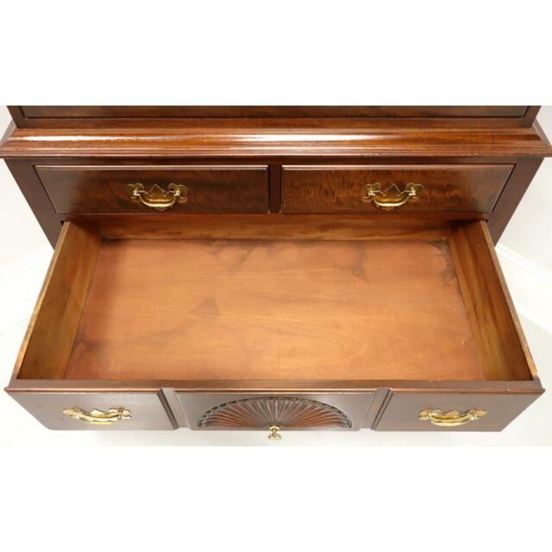 KINDEL Mahogany Chippendale Highboy Chest With Ball in Claw Feet For Sale 3