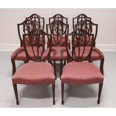 KINDEL Mahogany Georgian Hepplewhite Shield Dining Chairs - Set of 6