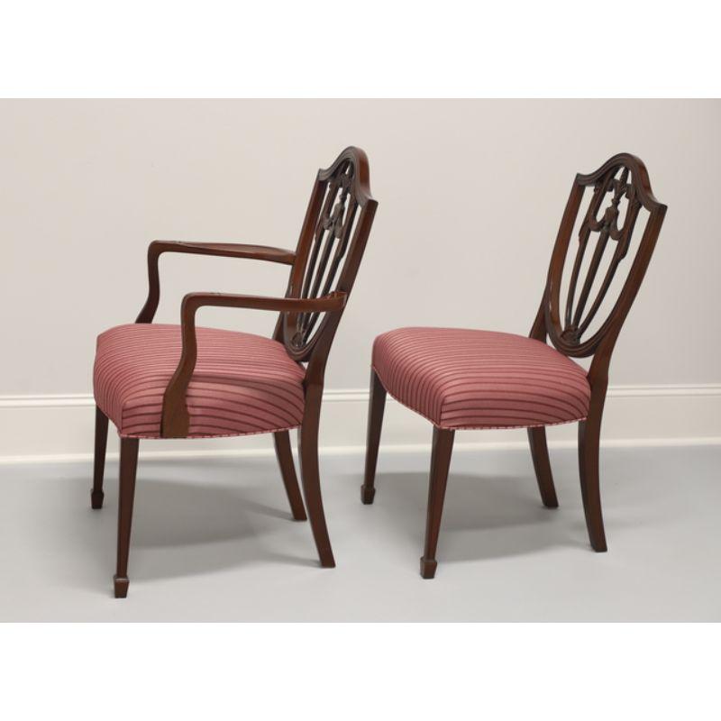 KINDEL Mahogany Georgian Hepplewhite Shield Dining Chairs - Set of 6 1