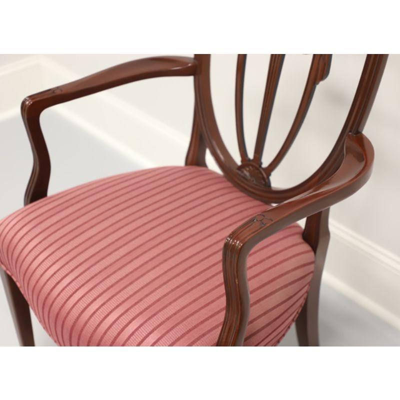KINDEL Mahogany Georgian Hepplewhite Shield Dining Chairs - Set of 6 3
