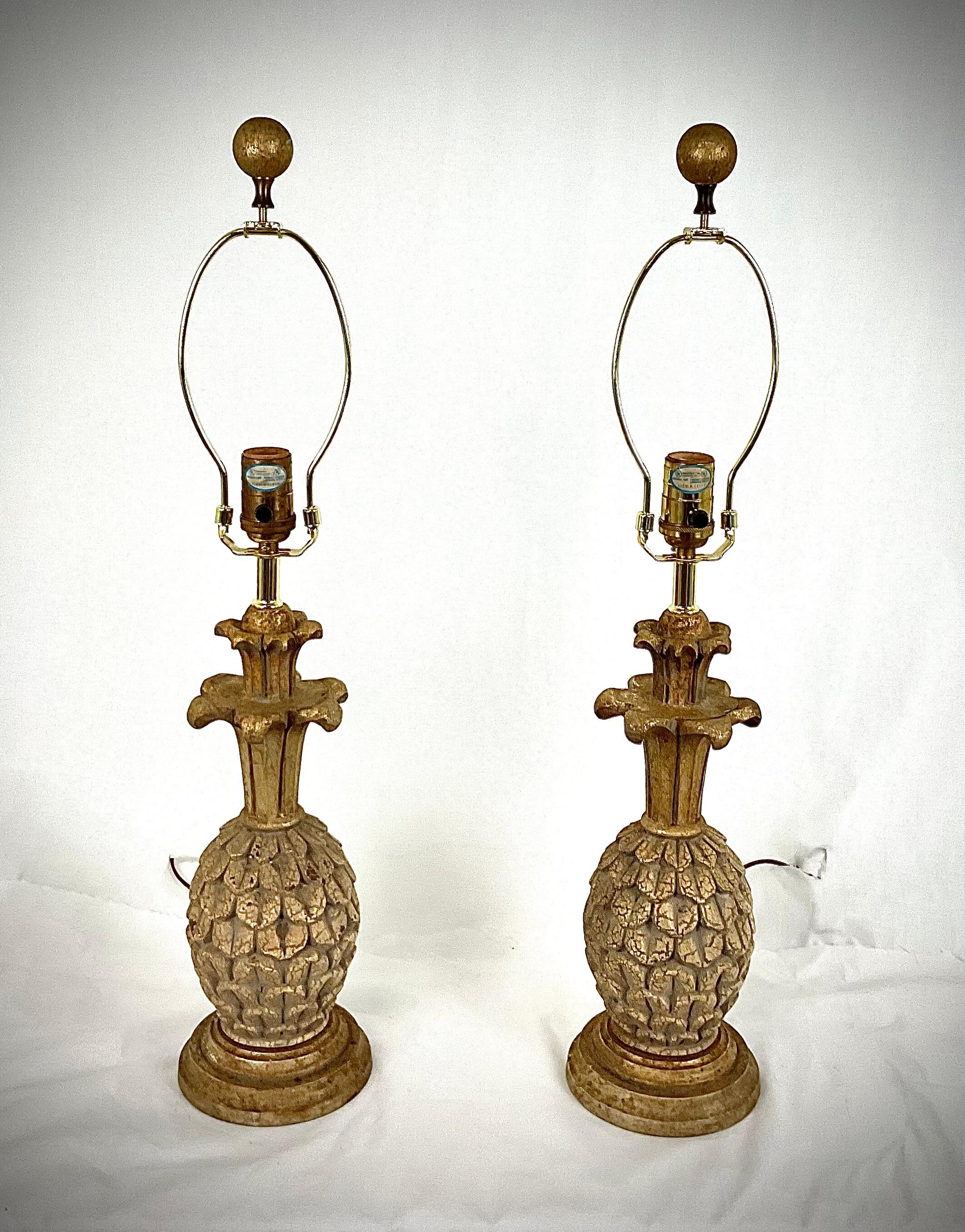 Vintage Kinder Harris Lamps Piñas en venta 6