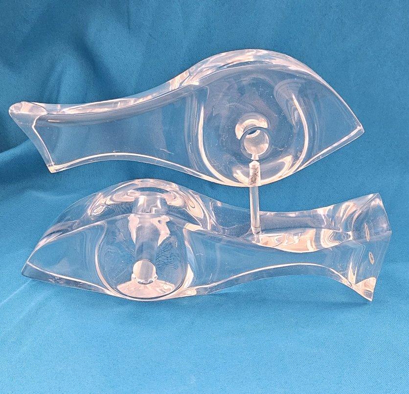 Escultura MCM Kinetic Astrolite Lucite Fishes de Ritts - OFERTA DE CIERRE en venta 2